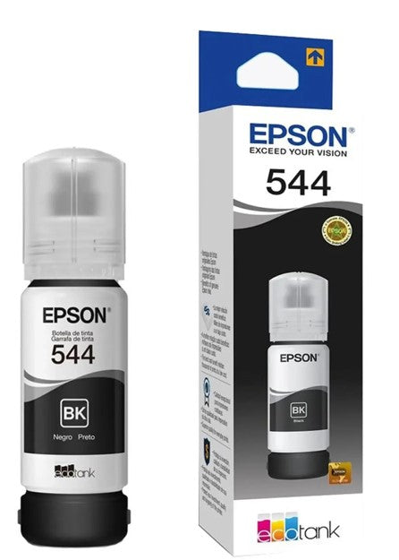 Garrafa Epson T544 para Ecotank Preto, Ciano, Magenta, Amarelo