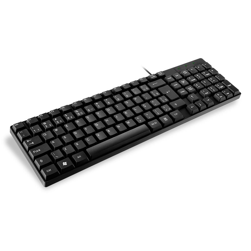 Teclado Multi TF100 USB, ABNT2, Cabo de 120 CM, Resistente Água, Preto - TC193BU