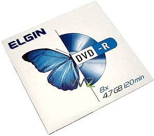 Dvd Gravável, Elgin, Dvd-R, 4,7gb, 120 Minutos, 16x