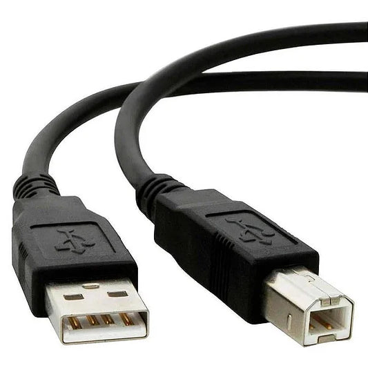 Cabo USB para Impressora AM/BM 1,80MT 2.0 Preto