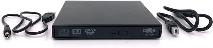 Drive Externo Slim Usb Portátil Gravador Leitor Cd Dvd Dg100