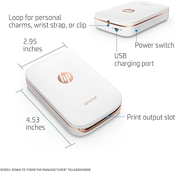 Impressora Portátil HP Sprocket 100 Bluetooth - Z3Z91A#AC4