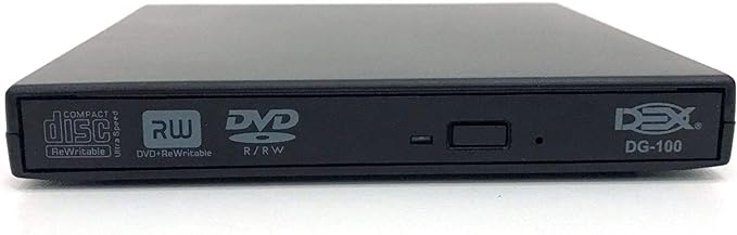 Drive Externo Slim Usb Portátil Gravador Leitor Cd Dvd Dg100