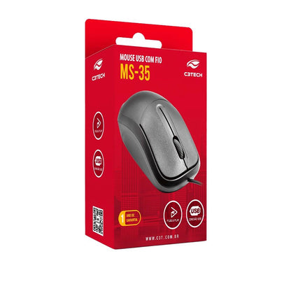 Mouse Usb C3tech MD-35 Preto