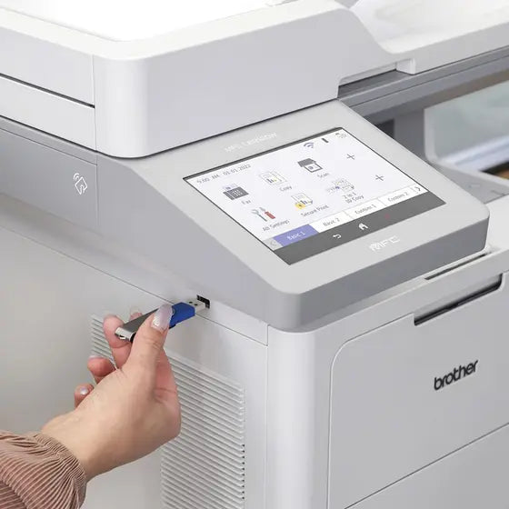 Multifuncional Laser Monocromática Brother Wifi Full Duplex MCFL6912DW