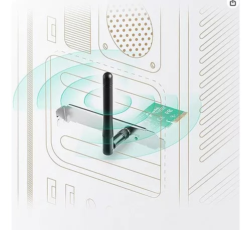 Adaptador Wifi Pci-express Tp Link 150mbps