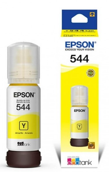 Garrafa Epson T544 para Ecotank Preto, Ciano, Magenta, Amarelo