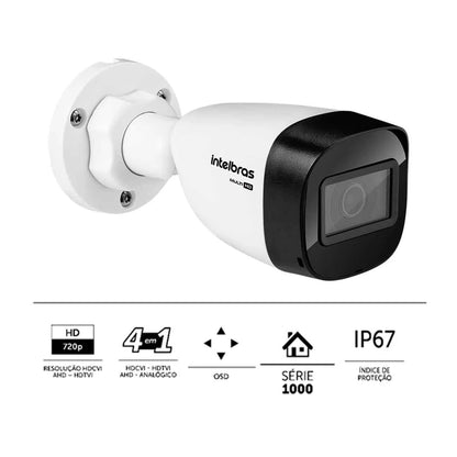 Câmera Intelbras VHD 1130 B HD 720p Lente 2.8mm Infra de 30m IP67