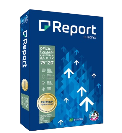 Papel Ofício 216 x 330 mm 75g 500 folhas | Report